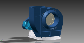 FBCP210-925, L90, Belt Drive No 9 cw 22kw..png - View From Front - 2